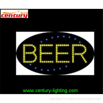 wholesale china factory price BEER animated led sign